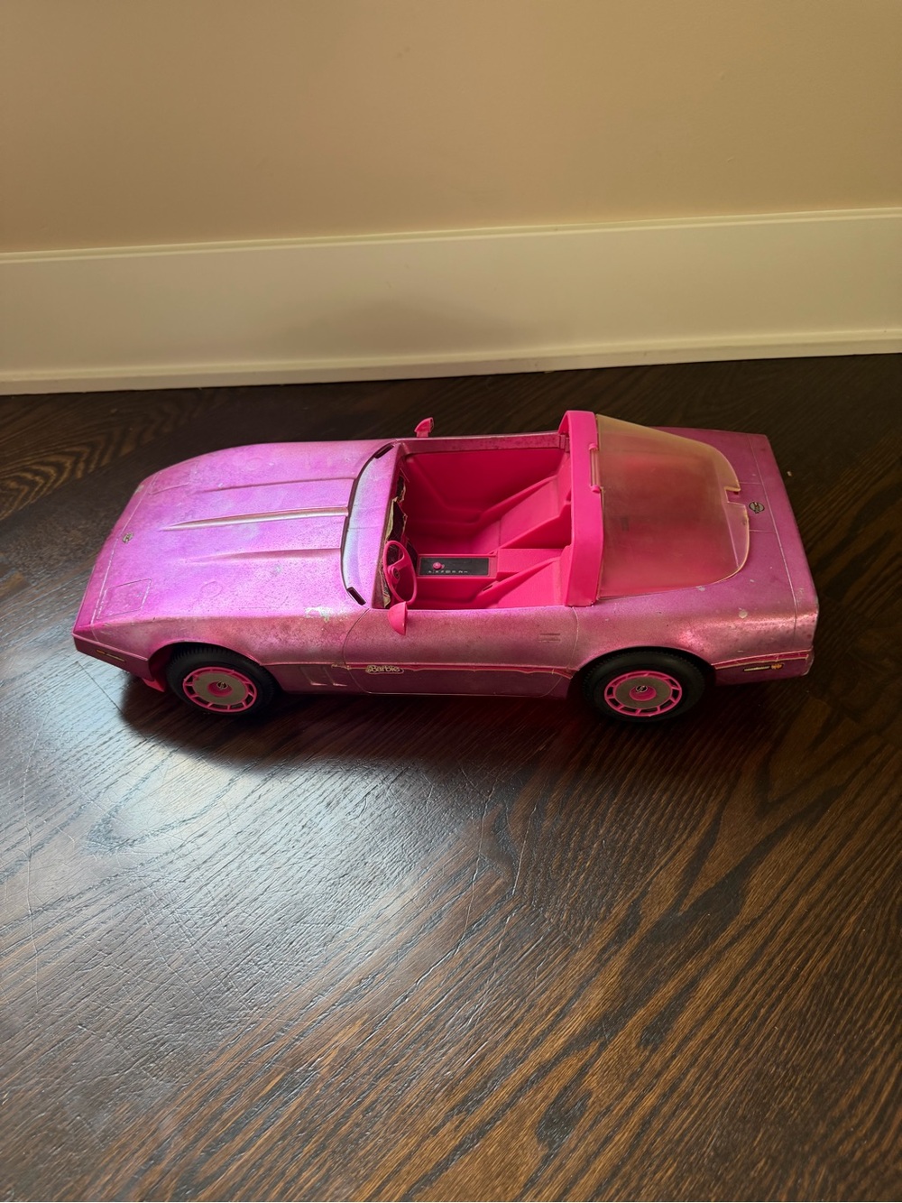 Vintage 1984 BARBIE CAR Pink Ultra ‘Vette Corvette